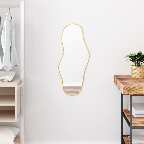 vidaXL Wandspiegel Golden 70x30 cm 348260