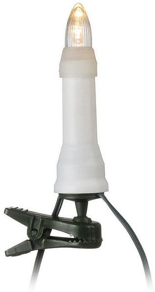KONSTSMIDE No. 1013-020 LED Baumkette Topbirnen One String 16 warmweiße Dioden IP44