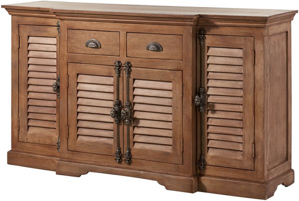 Sideboard Mango 160x45x90 beige geölt TOULOUSE #08