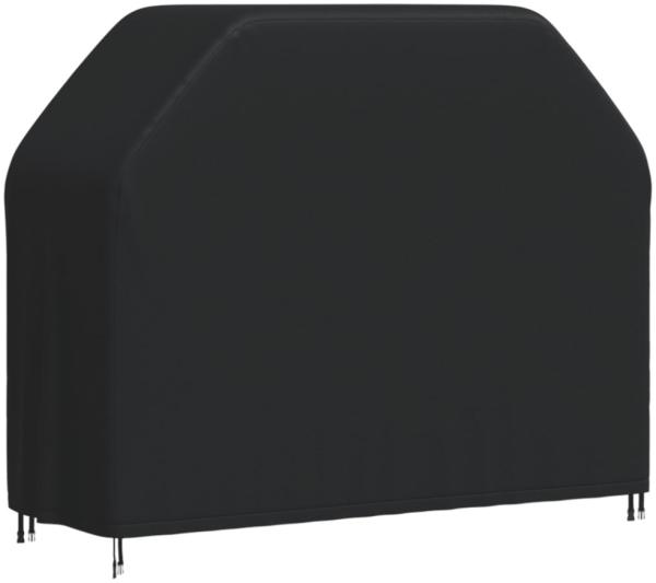 vidaXL Grillabdeckung 147x61x112 cm Schwarz 420D Oxford 359677