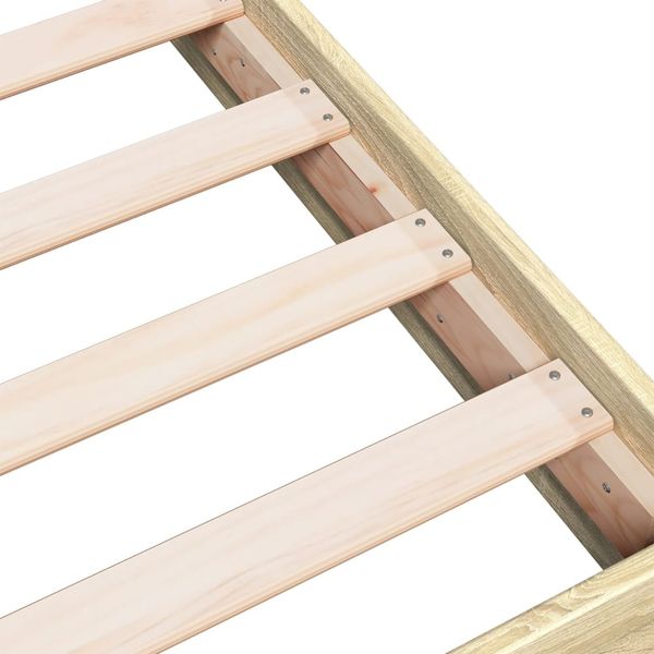 vidaXL Bettgestell ohne Matratze Sonoma-Eiche 160x200 cm Holzwerkstoff 842009 Bild 7