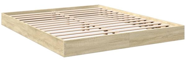 vidaXL Bettgestell ohne Matratze Sonoma-Eiche 160x200 cm Holzwerkstoff 842009 Bild 6