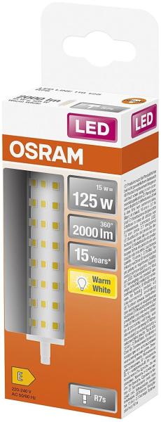 Osram LED-Lampe LINE 15W/827 (125W) long R7s