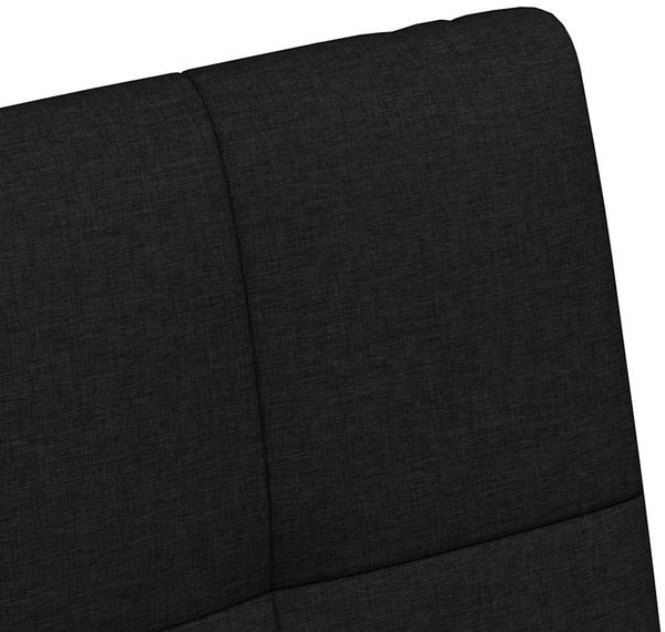 vidaXL Esszimmerstühle mit Rollen 2 pcs Schwarz 58 x 65 x 94 cm Stoff 42017831 Bild 8