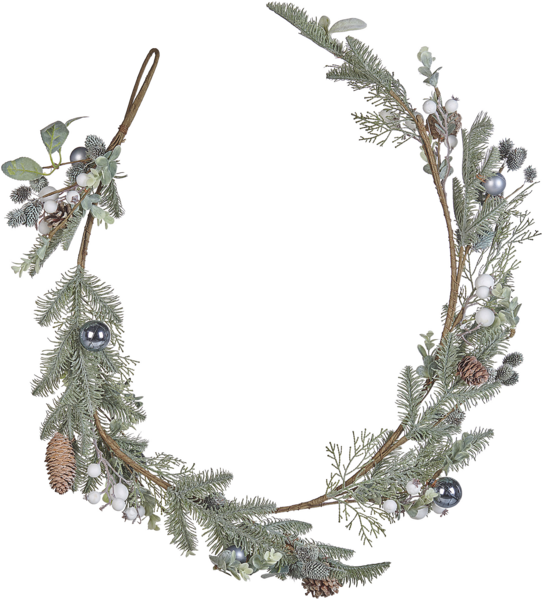 Weihnachtsgirlande HUELVA 150 cm Grün