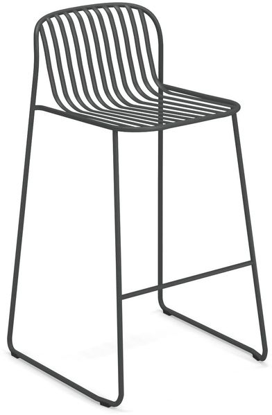 2er Set Riviera Barhocker grau