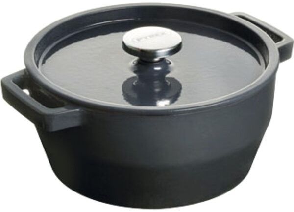 PYREX Slow Cook Bratentopf rund, mit Deckel, ø: 280 mm, grau Bild 1