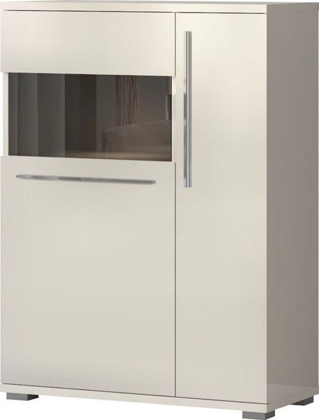 OTTO home Highboard Piano Vitrine (H/B/T): 123/90/40,2cm), UV lackiert, Soft-Close Funktion