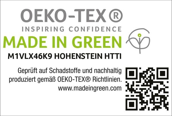 OTTO products Spannbettlaken Big Stripe in Gr. 90x200, 140x200 oder 180x200 cm, Jersey, Gummizug: rundum, (1 Stück), aus Bio-Baumwolle, für Matratzen bis 30 cm Höhe, Bettlaken
