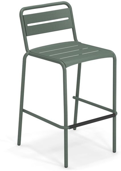 4er Set Star Barhocker grün