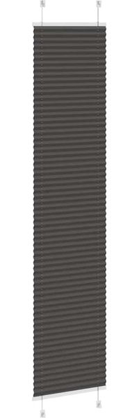 vidaXL Plissee Schwarz 50x200 cm Stoffbreite 49,4 cm Polyester 4015150 Bild 4