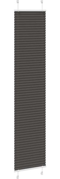 vidaXL Plissee Schwarz 50x200 cm Stoffbreite 49,4 cm Polyester 4015150 Bild 3
