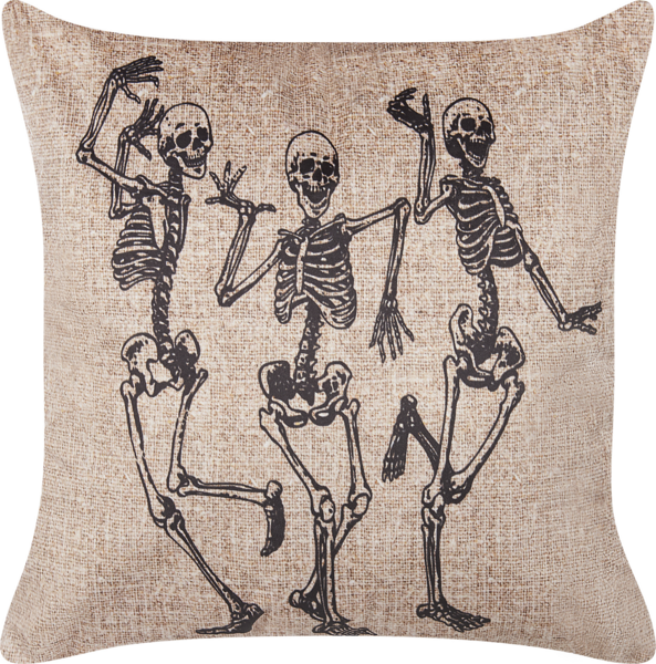 Dekokissen Abstraktes Muster MORTESTI Samtstoff 45 x 45 cm Helles Beige