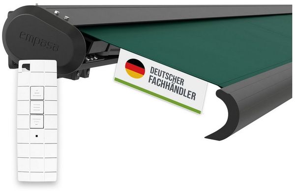 empasa Kassettenmarkise Vollkassettenmarkise "PROFI" Markise Kassettenmarkise elektrisch