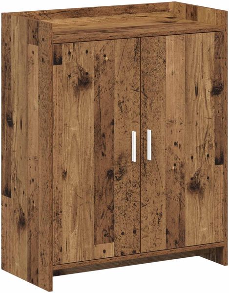 vidaXL Schuhschrank mit Tür Altholz 73,5 x 36 x 92 cm Holzwerkstoff 8011313