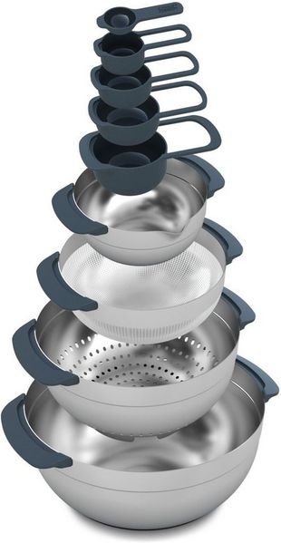 Joseph Joseph Nest 9er-Set Zubereitung aus Stahl