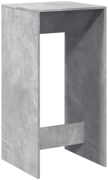 vidaXL Bartisch Betongrau 51x50x103,5 cm Holzwerkstoff 854421