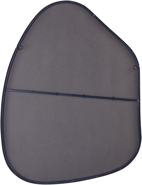 Wandspiegel PUTEAUX 70 cm 92 cm Metall Schwarz Bild 4