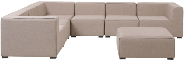Ecksofa mit Ottomane AREZZO Beige