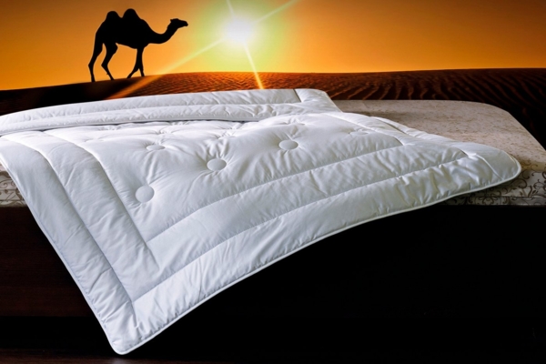 Billerbeck Sommerdecke Natur BRILLIANT SUPERLIGHT | Kamelhaar 155x220 cm