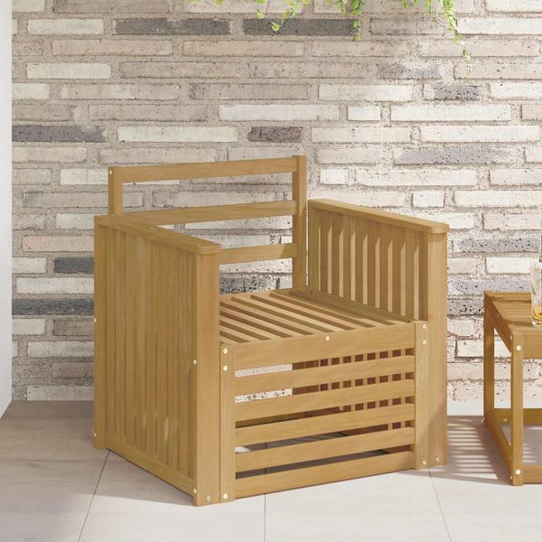 vidaXL Outdoor-Sofagarnitur Massivholz Akazie Weiß 3439091