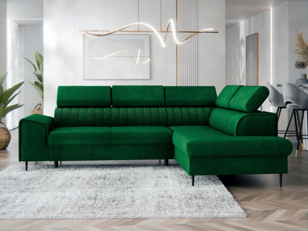 Ecksofa Kadurin (Farbe: Magic Velvet 2225, Seite: Rechts)