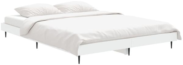 vidaXL Bettgestell Weiß 140x190 cm Holzwerkstoff 832277 Bild 3