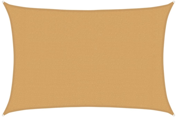vidaXL Sonnensegel 160 g/m² Rechteckig Sandfarben 3x5 m HDPE 4002041
