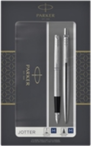 PARKER FÃ¼ller & Kugelschreiber DuoSet Jotter Edelstahl C.C. Geschenkbox