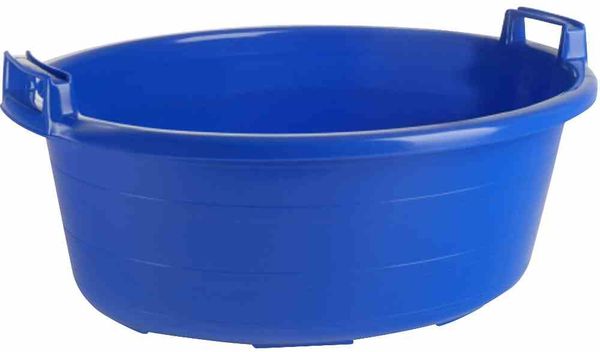 Wanne oval 65 cm blau