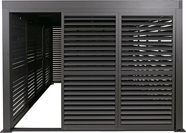 Mendler 'HWC-L46' Alu Pergola, Aluminium Anthrazit, 220 x 400 x 300 cm Bild 7