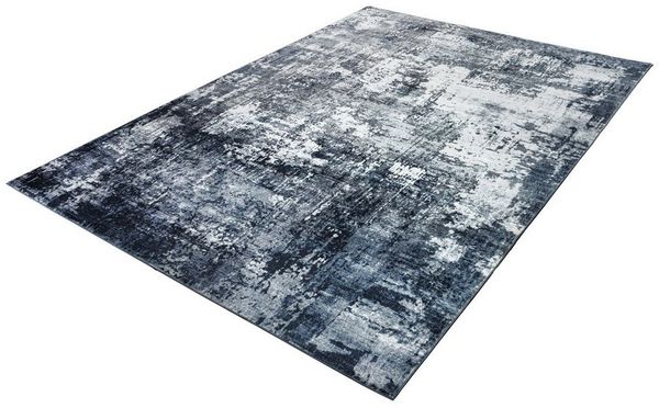 riess-ambiente Designteppich MODERN ART XXL 350x240cm grau anthrazit · moderner Kurzflor-Teppich, rechteckig, Höhe: 8 mm, Wohnzimmer · Fußbodenheizung-geeignet · Indoor · Grafikmuster