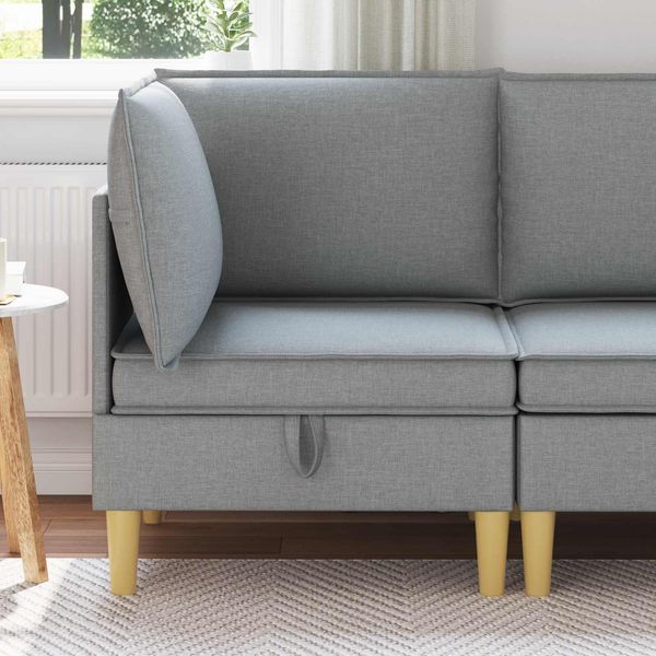 vidaXL Sofa mit Stauraum Stoff 42027066