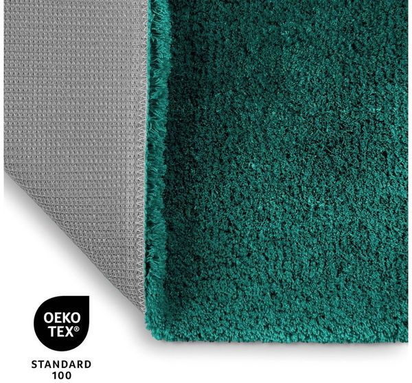 OTTO home Badematte Kaarin, Höhe 30 mm, rutschhemmend beschichtet, schnell trocknend, Polyester, rechteckig, Badteppich, getuftet, flauschig, hochflor, große Farbauswahl Bild 3