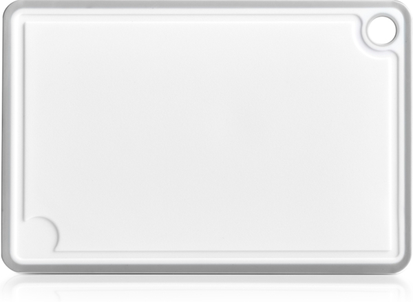 Schneidebrett - Weiß / Grau - 30 x 20cm