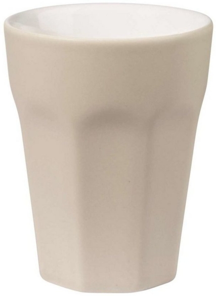 ASA Selection ti amo colore Becher Cappuccino, Cappuccinobecher, Kaffeetasse, Tasse, Steingut, Limestone, 250 ml, 5180228