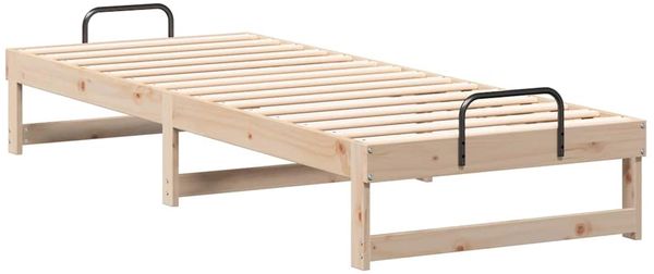 vidaXL Bettrahmen Braun 80 x 200 cm Massives Kiefernholz 873148 Bild 7