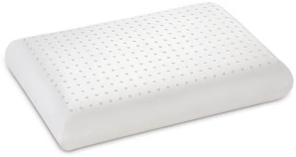 Letti Moderni Latexkissen Natur Classic - Nackenkissen Baumwoll Kissenbezug - 40x60, 40x70, 40x80 Höhe 14 cm - 40x80x14 Bild 2