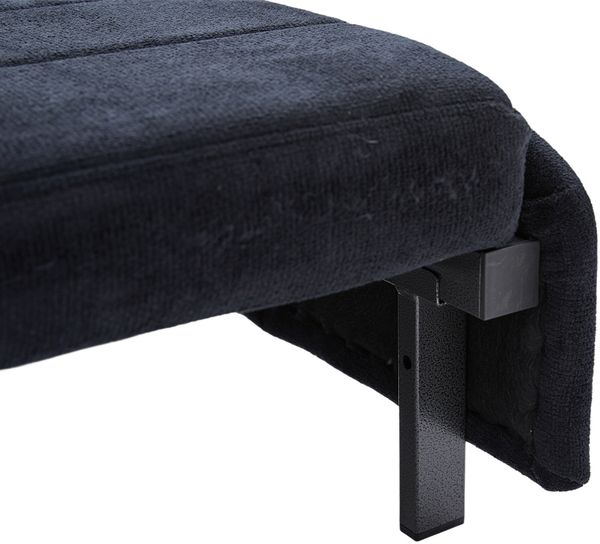 2-Sitzer Schlafsofa B 139 x T 83 x H 58 cm aus Chenille, ausziehbar Bild 10