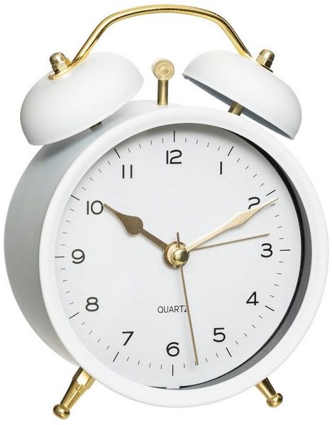 Atmosphera Créateur d'intérieur Uhr Wecker mit goldenen Uhrzeigern