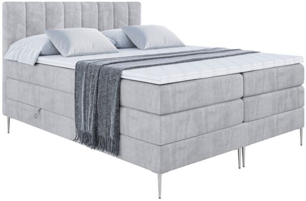 ALTDECOR Boxspringbett OTTA-F KING (Multipocket-Matratze H4, H3 Matratze Bonellfederung, Topper, Kopfteil)