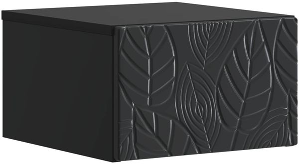 vidaXL Wandmontierter Beistelltisch Schwarz 34,5 x 33 x 20 cm 898767