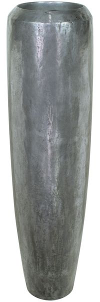 Loft Bodengefäß für hochgewachsene Pflanzen Ø 32 cm, Höhe 120 cm aluminium