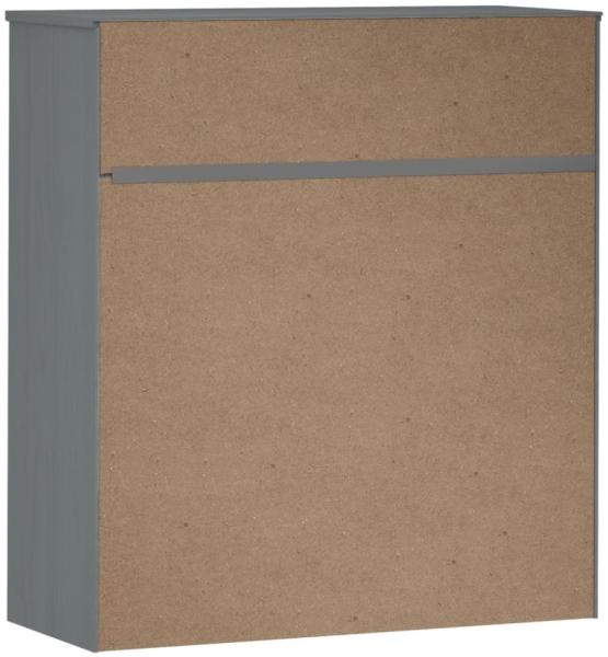 vidaXL Highboard-Oberteil MOLDE Grau 90x35x100 cm Massivholz Kiefer 350551 Bild 5