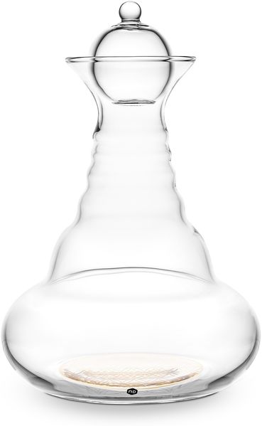 Karaffe Alladin 1,3l Gold - Blume des Lebens - mundgeblasen