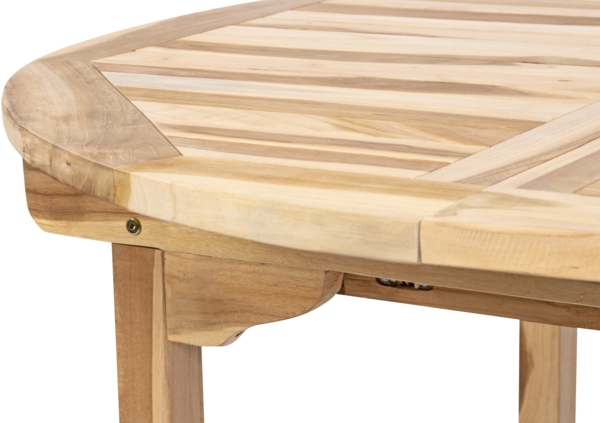 Gartentisch ausziehbar Teak Holz 120 - 170 cm oval BORNEO 34716508 Bild 5