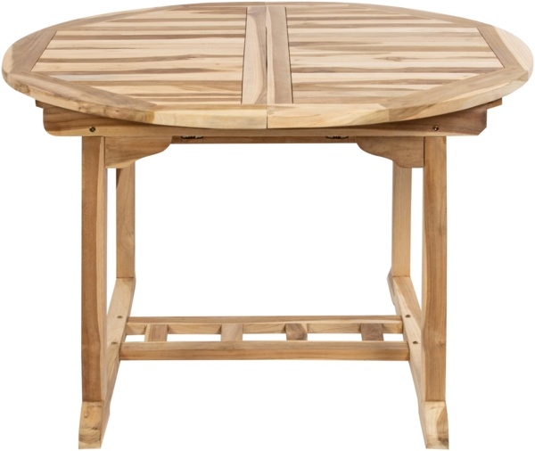 Gartentisch ausziehbar Teak Holz 120 - 170 cm oval BORNEO 34716508 Bild 2