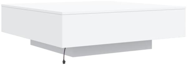 vidaXL Couchtisch mit LED-Leuchten Weiß 100x100x31 cm 836602 Bild 7