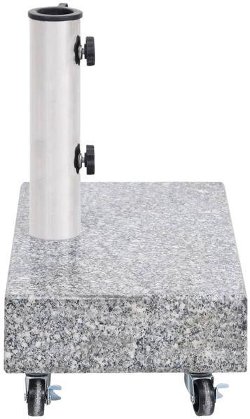 vidaXL Schirmständer Hellgrau 45x25x8,3 cm Granit 313666 Bild 4