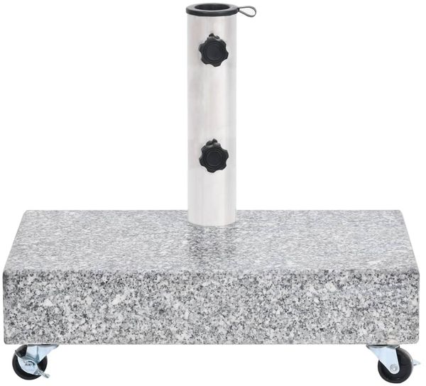 vidaXL Schirmständer Hellgrau 45x25x8,3 cm Granit 313666 Bild 3